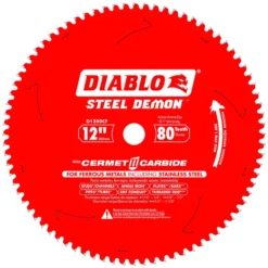 Diablo Steel Demon 12 In. D X 1 In. Cermet Cermet Metal Saw Blade 80 Teeth 1 Pk