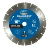 Century Drill & Tool 10 In. D X 1 In. Diamond Segmented Rim Diamond Saw Blade 1 Pk