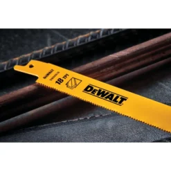 DeWalt 8 In. Bi-Metal Reciprocating Saw Blade 18 TPI 5 Pk -Dewalts Store 0615fb6d b8b1 48dd b6da cf6708ee8dba