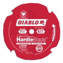 Diablo HardieBlade 7-1/4 In. D X 5/8 In. PCD Fiber Cement Blade 4 Teeth 1 Pk