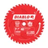 Diablo 7-1/4 In. D X 5/8 In. TiCo Hi-Density Carbide Finishing Saw Blade 40 Teeth 1 Pk