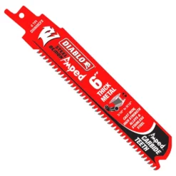 Diablo Steel Demon Amped 6 In. Carbide Tipped Thick Metal Reciprocating Saw Blade 6/9 TPI 3 Pk