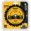 DeWalt 6-1/2 In. D X 5/8 In. Tungsten Carbide Circular Saw Blade 18 Teeth 1 Pk
