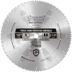Freud 16 In. D X 1 In. Thick Aluminum TiCo Hi-Density Carbide Circular Saw Blade 114 Teeth 1 Pk