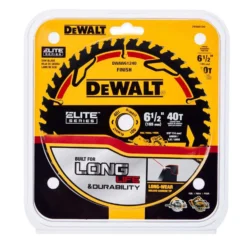 DeWalt Elite Series 6-1/2 In. D X 5/8 In. Carbide Circular Saw Blade 40 Teeth 1 Pk
