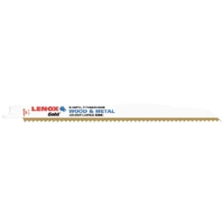 Lenox Gold 9 In. Bi-Metal Reciprocating Saw Blade 6 TPI 5 Pk