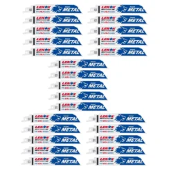 LENOX METALWOLF 6 In. Bi-Metal WAVE EDGE Reciprocating Saw Blade 14 TPI 25 Pk