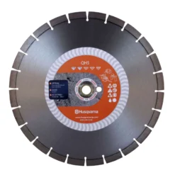 Husqvarna 12 In. D X 1 In. QH5 Diamond Segmented Rim Diamond Saw Blade 24 Teeth 1 Pk