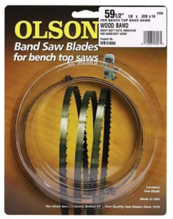 Olson 59.5 In. L X 0.13 In. W Carbon Steel Band Saw Blade 14 TPI Hook Teeth 1 Pk