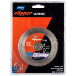Norton Clipper 4 In. D X 5/8 And 7/8 In. Classic Diamond Continuous Rim Blade 1 Pc