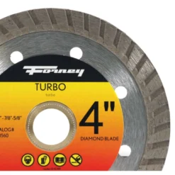 Forney Turbo 4 In. D X 5/8 In. Tile Cutting Diamond Continuous Rim Circular Saw Blade 1 Pc -Dewalts Store 2283b4e5 9393 4a18 85bf a84bd78aa3fc