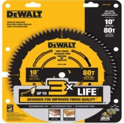 DeWalt 10 In. D X 5/8 In. Carbide Tipped Circular Saw Blade 80 Teeth 1 Pc -Dewalts Store 233c150e 68be 4684 b32b 78aa834a38e5