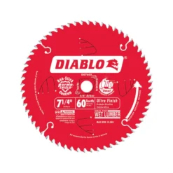 Diablo 7-1/4 In. D X 5/8 In. TiCo Hi-Density Carbide Circular Saw Blade 60 Teeth 1 Pk
