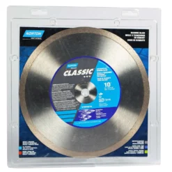 Norton 10 In. D X 5/8 In. Diamond Continuous Rim Diamond Saw Blade 1 Pc