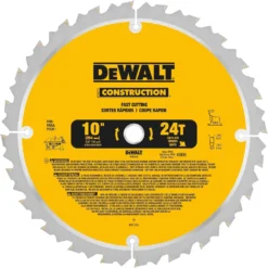 DeWalt 10 In. D X 5/8 In. Carbide Circular Saw Blade 24 Teeth 1 Pk -Dewalts Store 31b64992 9fa8 4d39 9845 07bb47738960