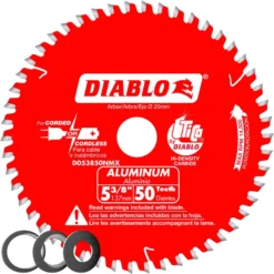 Diablo 5-3/8 In. D X 20 Mm TiCo Hi-Density Carbide Circular Saw Blade 50 Teeth 1 Pk