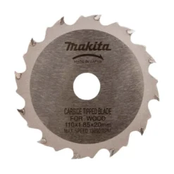 Makita 4-3/8 In. D X 20 Mm N/A Carbide Tipped Circular Saw Blade 12 Teeth