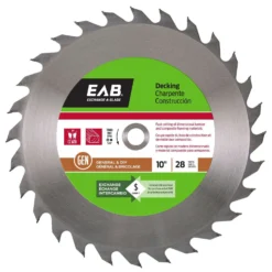 Exchange-A-Blade 10 In. D X 5/8 In. Decking Carbide Framing Saw Blade 28 Teeth 1 Pk