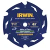 Irwin WeldTec 7-1/4 In. D X 5/8 In. Tungsten Carbide Tipped Fiber Cement Blade 6 Teeth 1 Pc