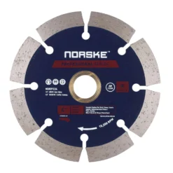 Norske 4 In. D X 5/8 And 7/8 In. Diamond Segmented Rim Diamond Saw Blade 1 Each