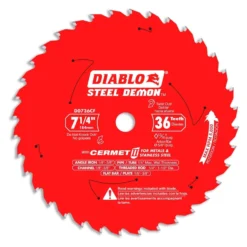 Diablo Steel Demon 7-1/4 In. D X 13/16 In. Cermet Metal Saw Blade 36 Teeth 1 Pk