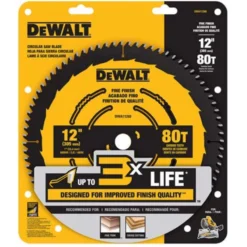 DeWalt 12 In. D X 1 In. Fine Finish Carbide Tipped Circular Saw Blade 80 Teeth 1 Pc -Dewalts Store 3edb7c7b d56c 4fa8 a3b4 8fc7020db3f6