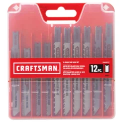 Craftsman High Carbon Steel U-Shank Jig Saw Blade Set 12 Pc