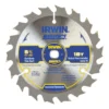 Irwin Marathon 5-3/8 In. D Carbide Circular Saw Blade 18 Teeth 1 Pk