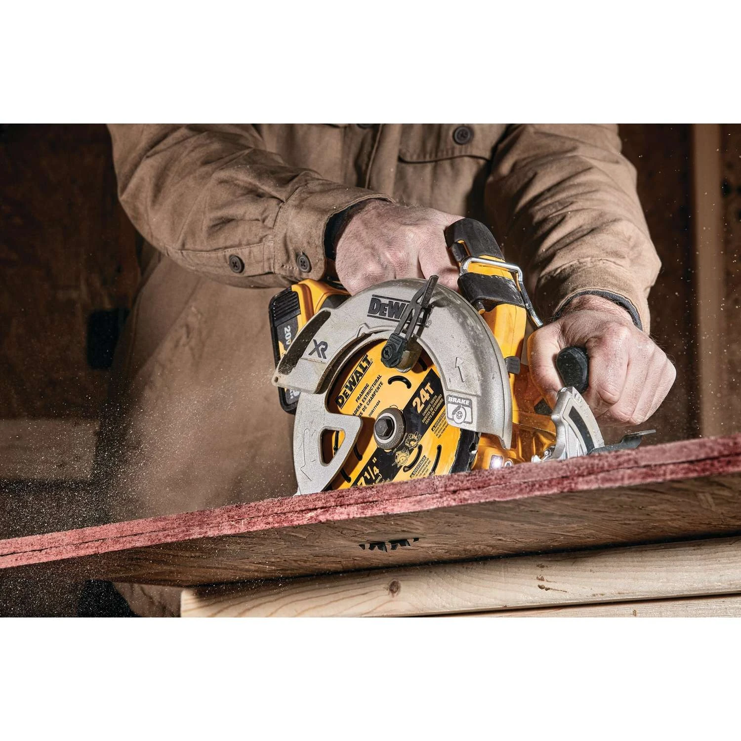 DeWalt 7-1/4 In. D X 5/8 In. Tungsten Carbide Circular Saw Blade 24 Teeth 3 Pk 6 DeWalt 7-1/4 In. D X 5/8 In. Tungsten Carbide Circular Saw Blade 24 Teeth 3 Pk - Image 6