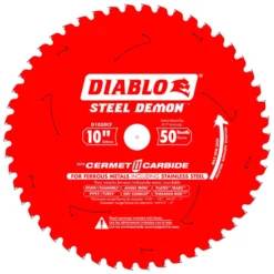 Diablo Steel Demon 10 In. D X 1 In. Cermet Metal Saw Blade 50 Teeth 1 Pk