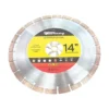 Forney 14 In. D X 1 In. General Purpose Diamond Segmented Rim Circular Saw Blade 24 Teeth