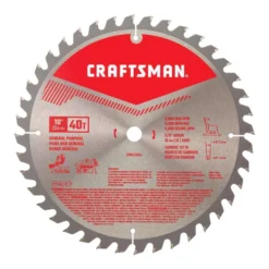Craftsman 10 In. D X 5/8 In. Carbide Circular Saw Blade 40 Teeth 1 Pk