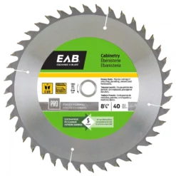 Exchange-A-Blade 8-1/4 In. D X 5/8 In. Carbide Finishing Saw Blade 40 Teeth 1 Pk