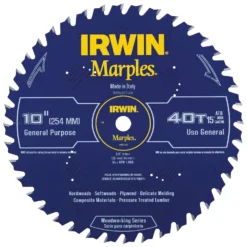 Irwin Marples 10 In. D X 5/8 In. Woodworking Carbide Circular Saw Blade 40 Teeth 1 Pk