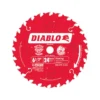 Diablo Tracking Point 6-1/2 In. D X 5/8 In. TiCo Hi-Density Carbide Framing Blade 24 Teeth 1 Pk