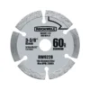 Rockwell 3-3/8 In. D X 19/32 In. Versacut Diamond Saw Blade 6 Teeth 6 Pc