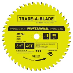 Trade A Blade 6-1/2 In. D X 5/8 In. Carbide Tipped Metal Saw Blade 48 Teeth 1 Pk