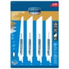 Century Drill & Tool 6 In. Bi-Metal Contractor Series Reciprocating Saw Blade Set Multi TPI 4 Pk