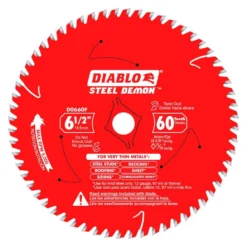 Diablo Steel Demon 6-1/2 In. D X 5/8 In. TiCo Hi-Density Carbide Metal Saw Blade 60 Teeth 1 Pk