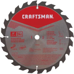 Craftsman 10 In. D X 5/8 In. Carbide Framing Blade 24 Teeth 1 Pc