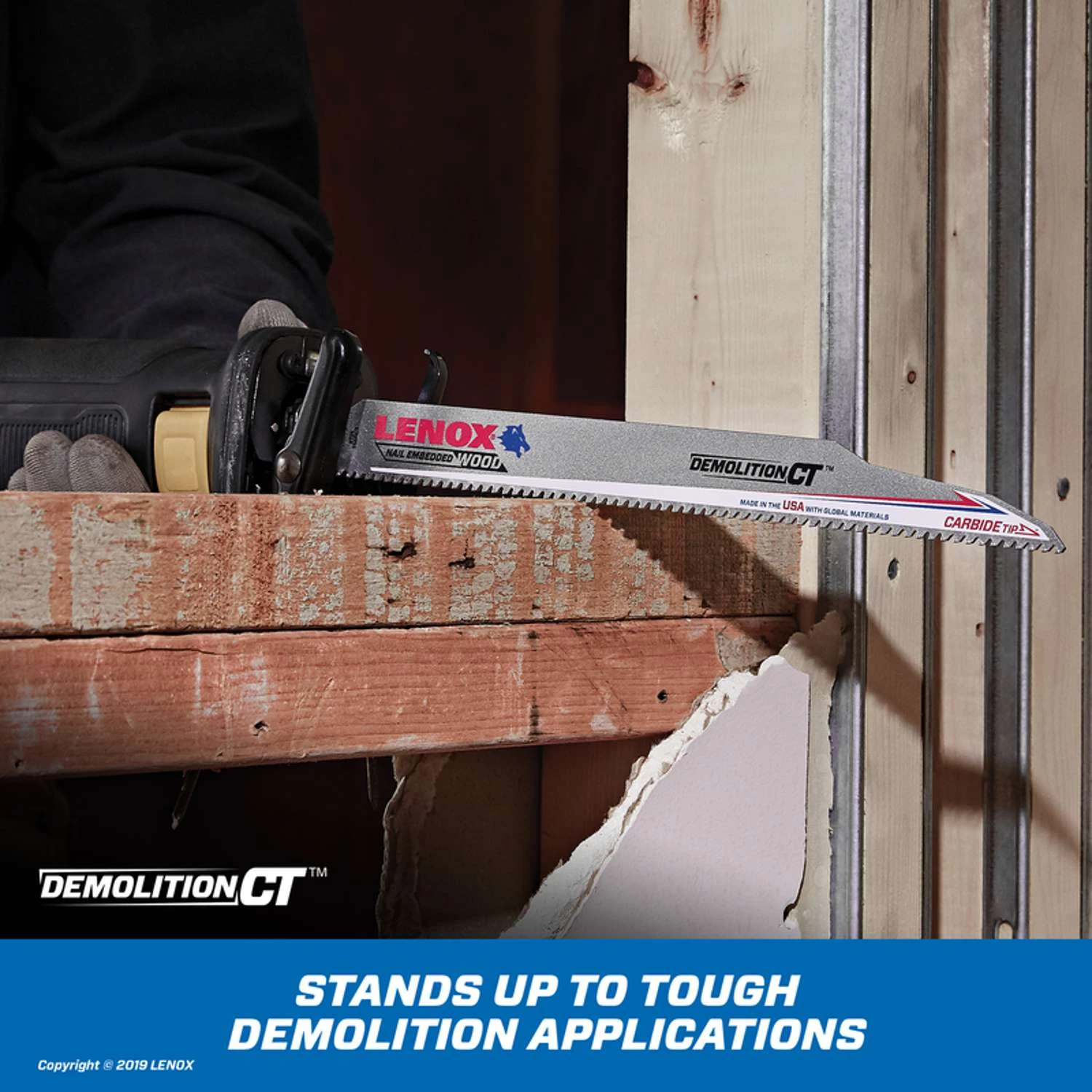 Lenox Demolition CT 12 In. Carbide Tipped Reciprocating Saw Blade 6 TPI 1 Pc 4 Lenox Demolition CT 12 In. Carbide Tipped Reciprocating Saw Blade 6 TPI 1 Pc - Image 4