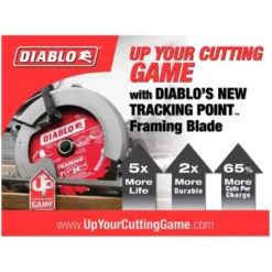 Diablo Tracking Point 7-1/4 In. D X 5/8 In. TiCo Hi-Density Carbide Saw Blade 24 Teeth 1 Pk -Dewalts Store 6ae62220 6617 471c a95e 1c6eef6b2c23
