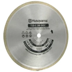 Husqvarna Tacti-Cut Dri Disc 10 In. D X 5/8 In. Diamond Continuous Rim Diamond Saw Blade 1 Pk