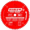Diablo Steel Demon 7-1/4 In. D X 5/8 In. TiCo Hi-Density Carbide Metal Saw Blade 56 Teeth 1 Pk