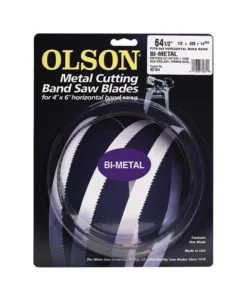 Olson 64.5 In. L X 0.5 In. W Bi-Metal Band Saw Blade 10 TPI Wavy Teeth 1 Pk