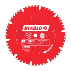 Diablo 10 In. D X 5/8 In. TiCo Hi-Density Carbide Combination Saw Blade 50 Teeth 1 Pk