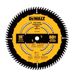 DeWalt 10 In. D X 5/8 In. Carbide Tipped Circular Saw Blade 80 Teeth 1 Pc
