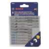 Bosch High Carbon Steel T-Shank Jig Saw Blade Set Assorted TPI 10 Pk