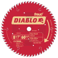 Diablo 8-1/2 In. D X 5/8 In. TiCo Hi-Density Carbide Miter Saw Blade 60 Teeth 1 Pk