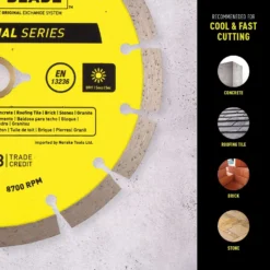 Trade A Blade 4 In. D X 5/8 And 7/8 In. Diamond Segmented Rim Blade 1 Each -Dewalts Store 8a768640 2f6b 4ed1 b3ff 5393850c4ad7